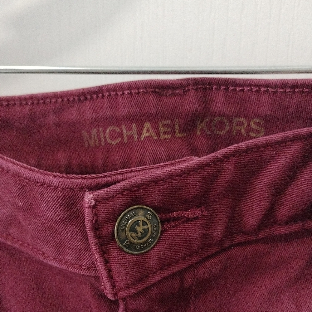 Michael Kors Burgundy Jeans - Picture 4 of 10